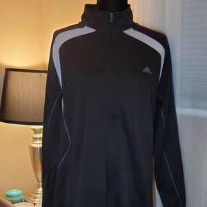 EUC Adidas Mens Black Climalite Lightweight Jacket in Size Large